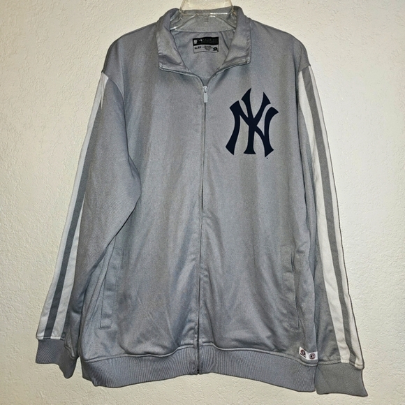 New york yankees true fan track jacket - Picture 1 of 7
